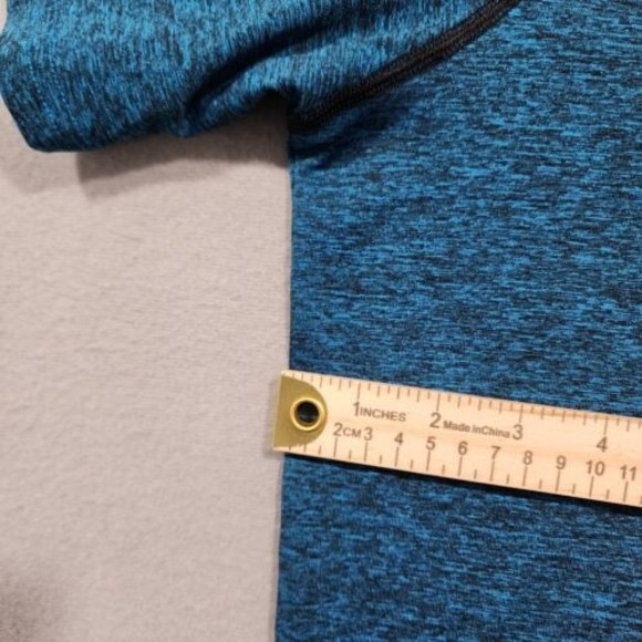 Under Armour TShirt Mens 2XL Blue Heather Solid Loose HeatGear Short Sleeve - Picture 7 of 14